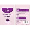 RobuFlow Herbal Tea for Feminine Balance - 20 Tea Bags (3.5 oz) - Natural Blend with Cranberry, Blueberry, Dried Peach, Hawthorn & Roselle - Supports