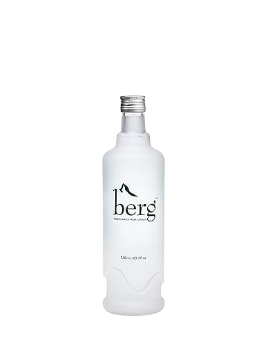 Berg Water, Sourced from Icebergs, 25.36 Fl Oz (Case of 12 750ml Glass Bottles)