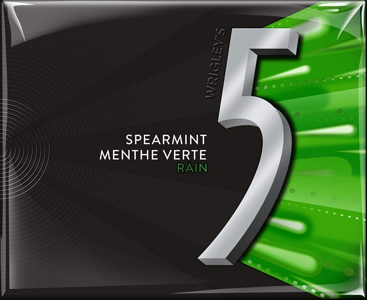 5 Rain-Tingling Spearmint, 10 Count