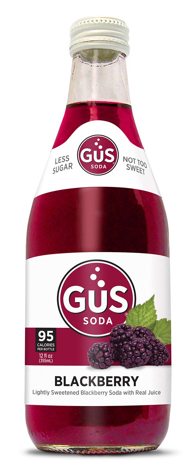 GuS Soda - Dry Blackberry - 12 oz (6 Glass Bottles)