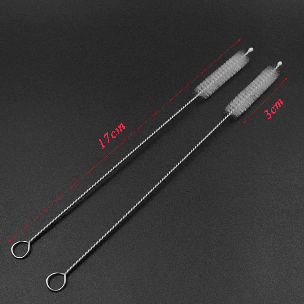 10pcs Stainless Straw Cleaner Brush, Straw Cleaners Drinking Pipe Cleaning Brush