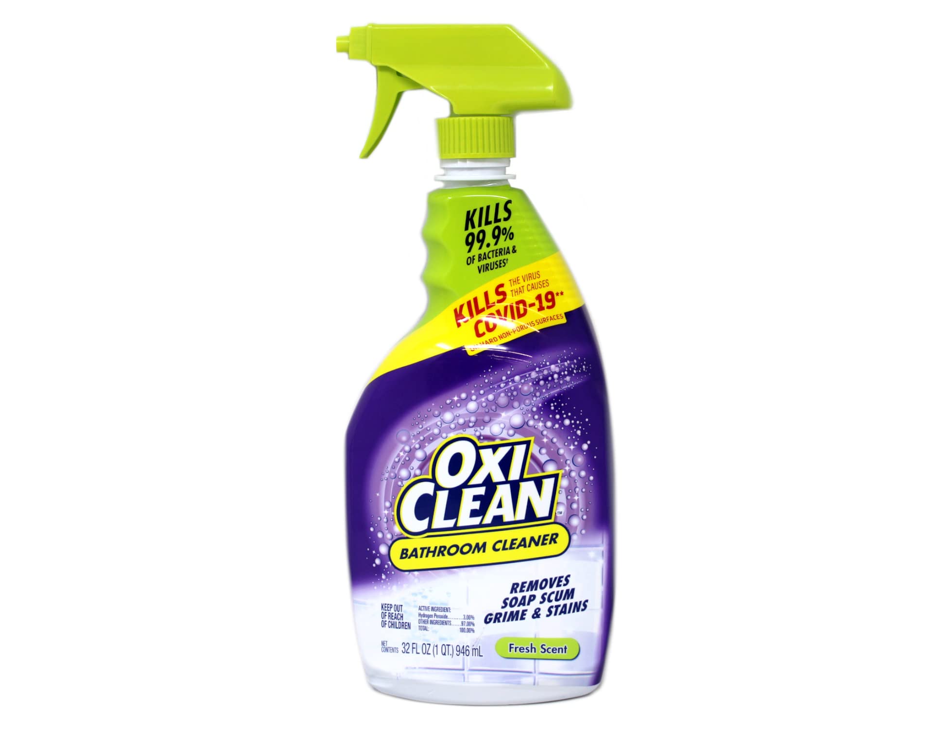 OxiClean Shower, Tub & Tile Cleaner with OxiClean - 32 oz (Pack of 2)