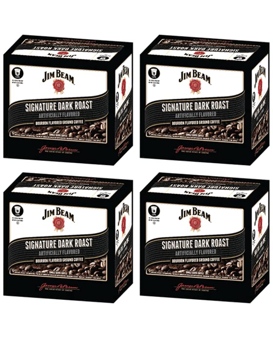 Jim Beam Signature Dark Roast, 18 Count (Pack of 4)