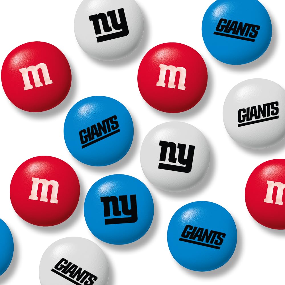 M&M'S NFL New York Giants Milk Chocolate, 2 lb Bulk Bag