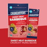 Crunchsters Crunchy Sprouted Mung Beans, Plant-Based Protein Super-Snack and Salad Topper, Gluten-Free, Nut-Free, Vegan, 6g Protein per Serving, 4oz