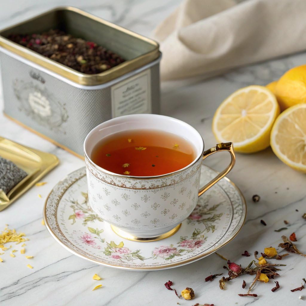 Taylors of Harrogate Earl Grey, Loose Leaf, 4.41 Ounce Tin Caddy (Pack of 1), Fragrant, Delicate & Light, Caffeinated, Premium Whole Leaf Tea