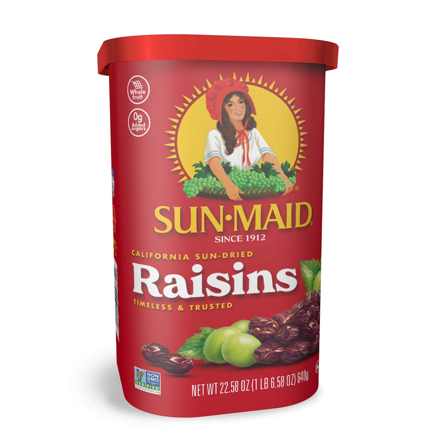 Sun-Maid California Raisins | 23 Ounce | Whole Natural Dried Fruit | No Artificial Flavors | Non-GMO | Vegan And Vegetarian Friendly