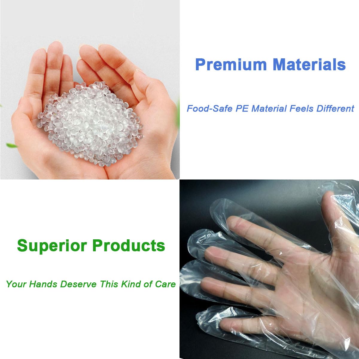 JIUBROLAM 50 Pcs Disposable Long Gloves Full Arm Shoulder Length 35.5 Inch Plastic Dressing Gutting Gloves for Field Dressing House Cleaning Gardening