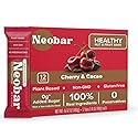 NEOBAR Cherry Cacao Fruit and Nut Bars - Plant-Based Vegan Snack Bars, Gluten Free Dairy Free Snacks, No Added Sugar, No Preservatives, Non-GMO | 12