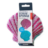 Kikkerland 2-Pack Yellow Scrub Sponges