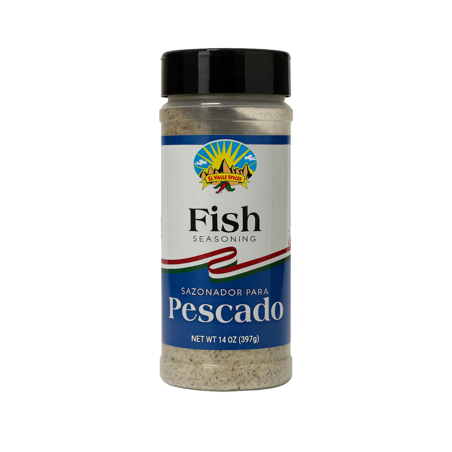 El Valle Spices Fish Seasoning 14 oz - Mexican Seafood Spice Blend for Fish, Shrimp and Seafood - Grill, Bake, Fry, Tacos and Seafood Dishes
