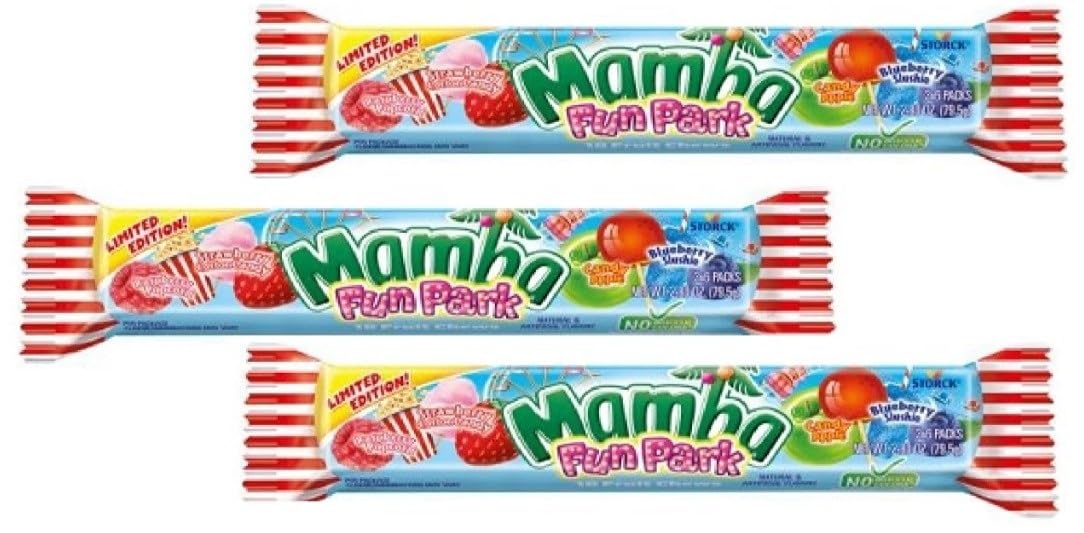 MambaFruit Chews Fun Park Limited Edition 3 Pack