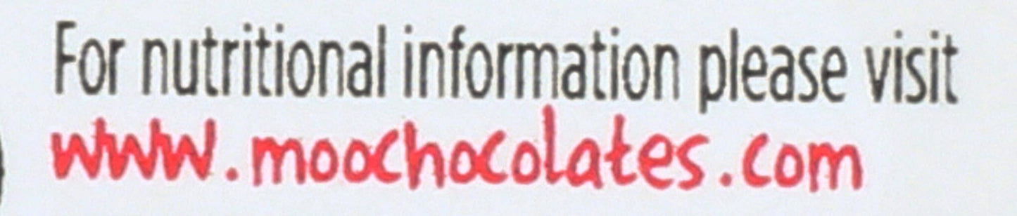 Moo Chocolate Organic Mini Milk Chocolate Peanut Butter Bar, 0.7 OZ