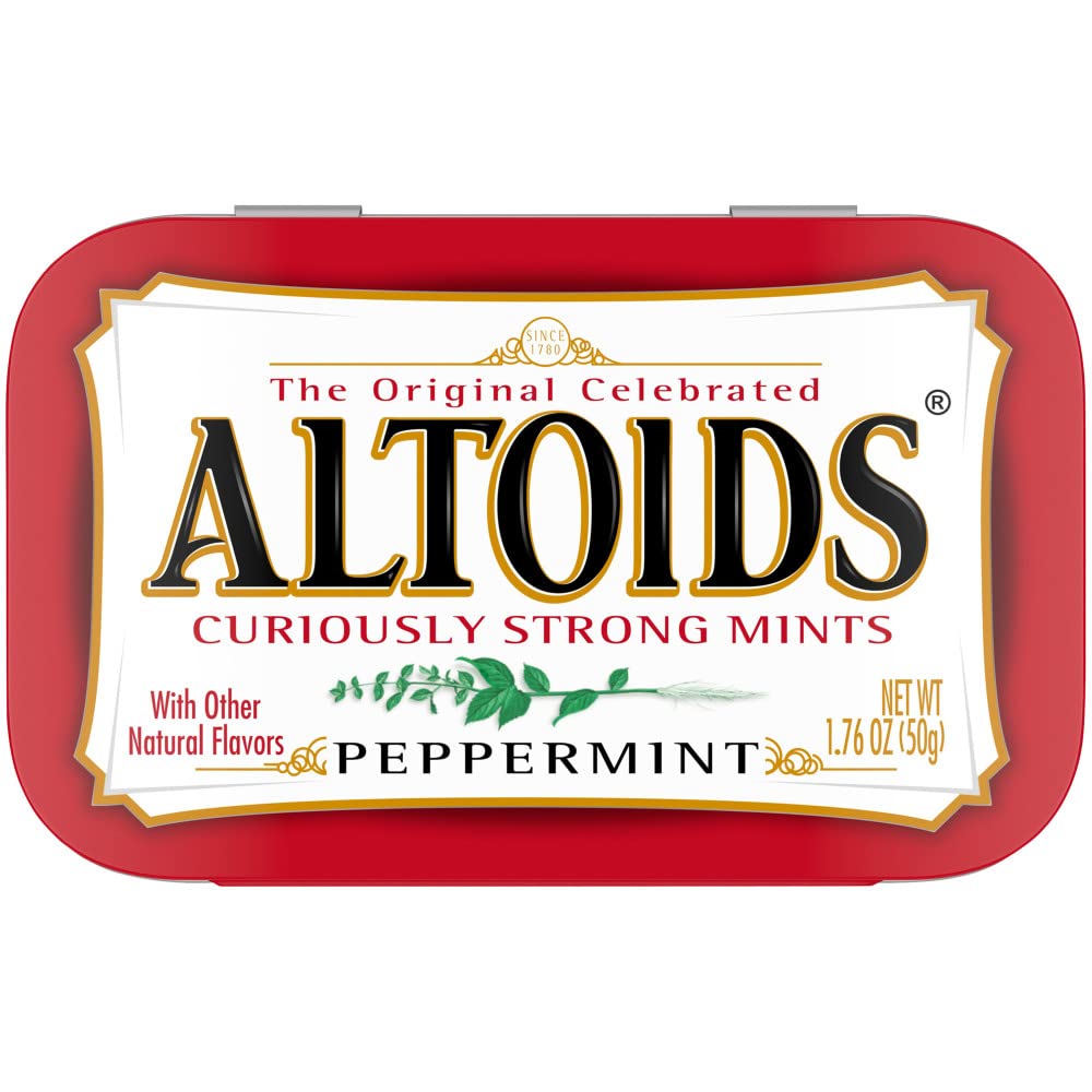 Altoids Classic Peppermint Breath Mints, 1.76 Oz Tin
