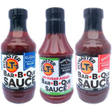 Pitmaster LT's Kansas City Made BBQ Sauce | All-Natural, Smoky Craft Blends (3 x 19 oz - Zero Sugar Added | Classic | Spicy)