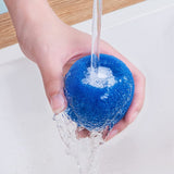 GHKAEYC 3PCS Reusable Hair Remover Washing Machine Laundry Ball Dryer Ball for Clothing Dog Cat Pet Hair Remover (Blue), 5cm