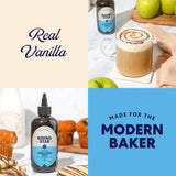 Rising Star Organic Vanilla Bean Paste, 8 oz (1 Ct) - Organic Madagascar Bourbon Bean Paste for Baking & Desserts, Non-GMO, Vegan, Gluten-Free