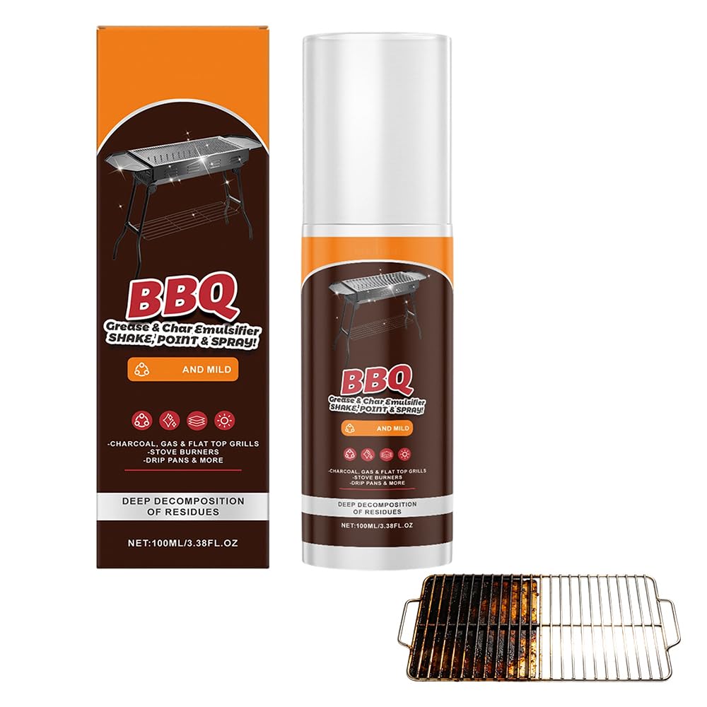 SundownAura Fast-Acting Heavy-Duty Grill Degreaser Spray, 2026 New bbq grill cleaner and degreaser smoky stains degreaser For Outdoor BBQ Cleaner