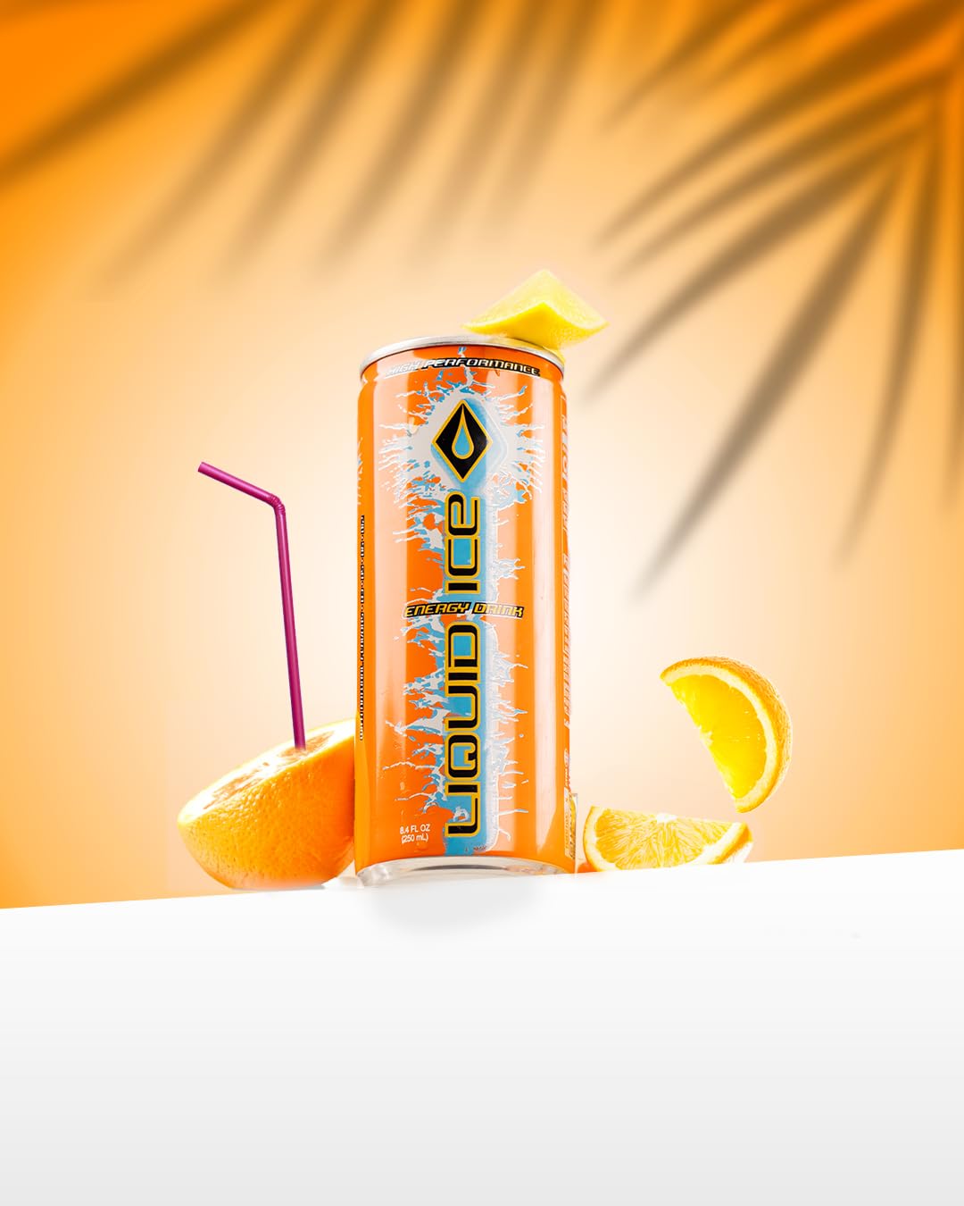Liquid Ice Energy Drink - Citrus Pop (8.3 Fl Oz, 24 Count)