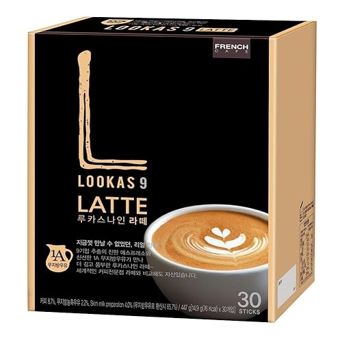 Namyang French Cafe LOOKAS 9 Latte (447g / 14.9g x 30sticks)