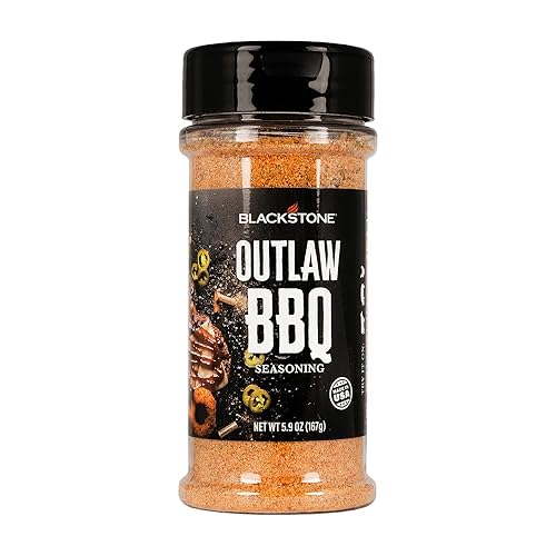 Blackstone 4160 Outlaw BBQ Powder for Beef, Poulty, Pork, Chicken, Fries, Steaks Tasty Spices with Sweetness and Citrus, All-Purpose Cooking Grilling