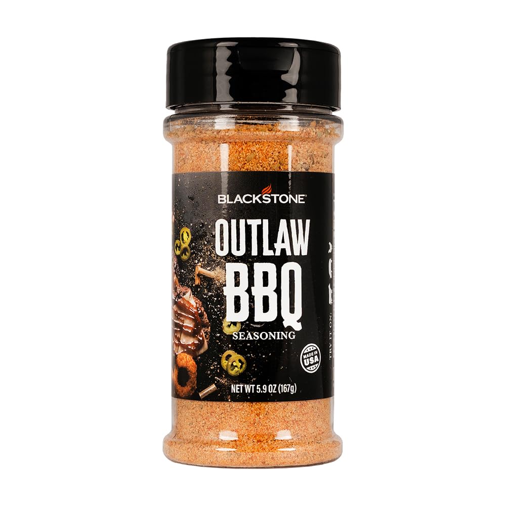 Blackstone 4160 Outlaw BBQ Powder for Beef, Poulty, Pork, Chicken, Fries, Steaks Tasty Spices with Sweetness and Citrus, All-Purpose Cooking Grilling