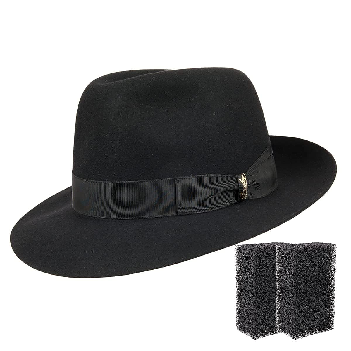ATZI HATS Felt Hat Cleaning Sponge - Hat Cleaner Cleaning Kit for Fedora Cowboy Cowgirl Hats - Clean Removes Lint and Dirt for Black Hats Western Hat