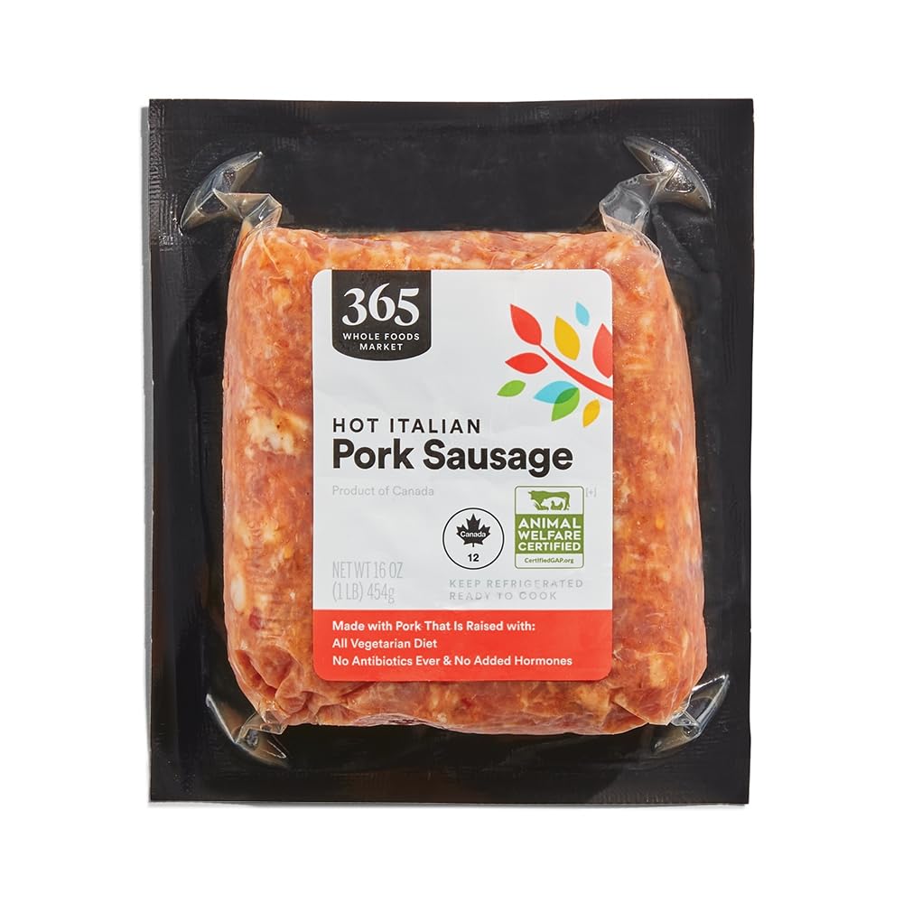 365 by Whole Foods Market 365 Hot Italian Pork Sausage, 16 OZ