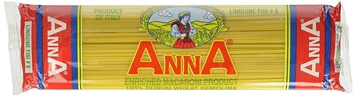 Anna - Italian Linguine Fini Pasta No. 8, (6)- 16 oz. Pkgs.