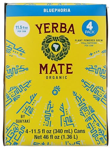 Yerba Madre Organic Bluephoria Yerba Mate 4pk, 11.5 FZ