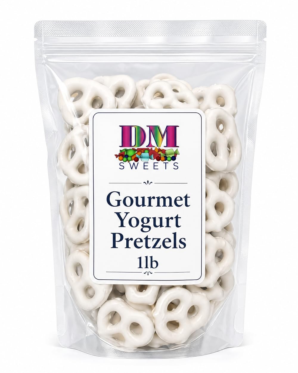 Yogurt Covered Pretzels - 1 lb Resealable Bag | Sweet & Crunchy Snack | Gourmet Yogurt?Dipped Pretzel Treats | Perfect for Gifting, Parties