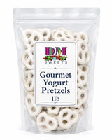 Yogurt Covered Pretzels - 1 lb Resealable Bag | Sweet & Crunchy Snack | Gourmet Yogurt?Dipped Pretzel Treats | Perfect for Gifting, Parties