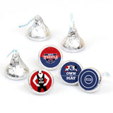 Own the Mat - Wrestling Party Favors - Round Candy Stickers - 108pc
