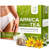 Bruizex Arnica Tea for Bruising and Swelling, Post Surgery Recovery after Liposuction, Tummy Tuck, 360 Lipo, BBL I Blend For Lymphatic Drainage