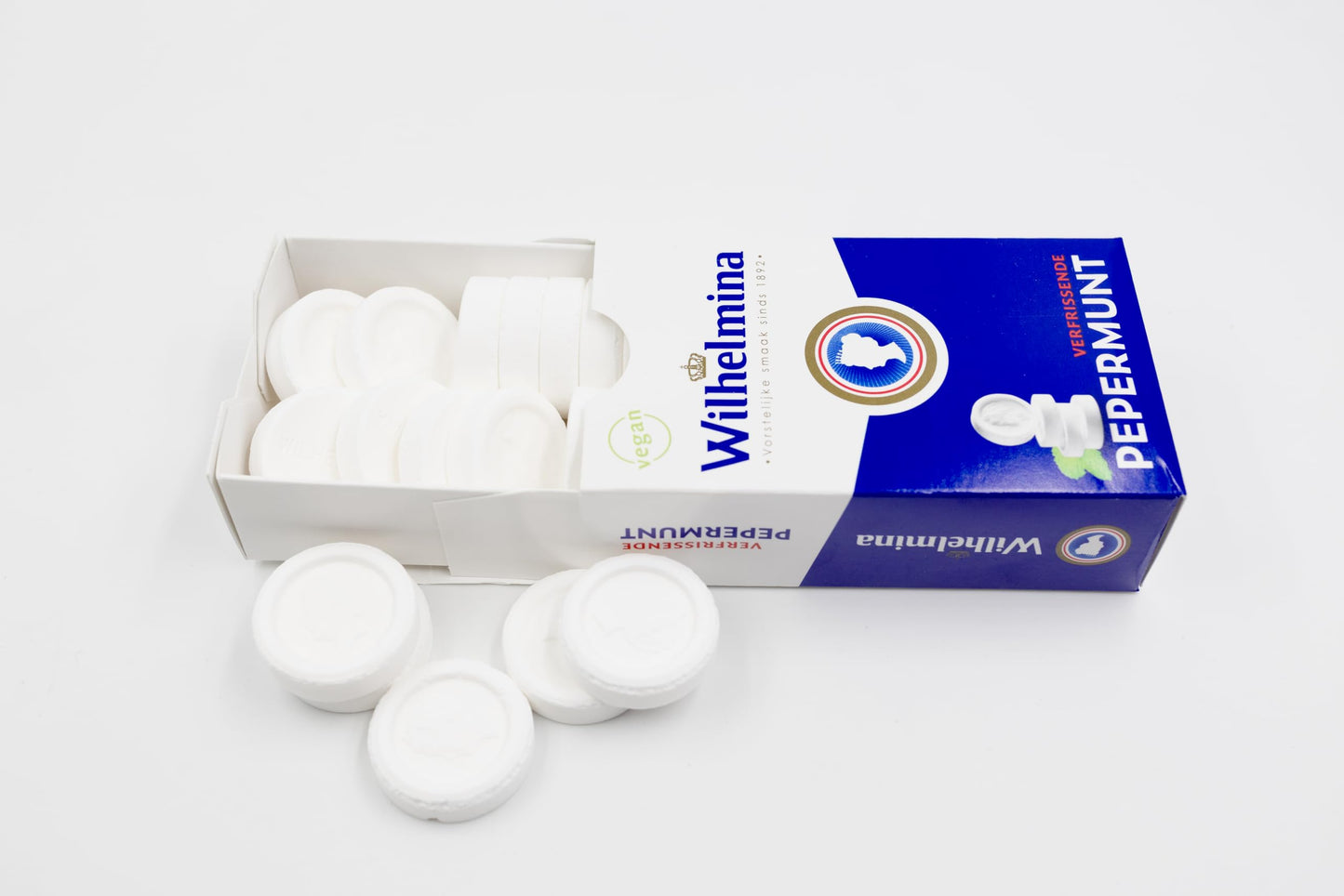 Wilhelmina Peppermints (Classic Dutch Peppermints) - 3.5oz [Pack of 3]