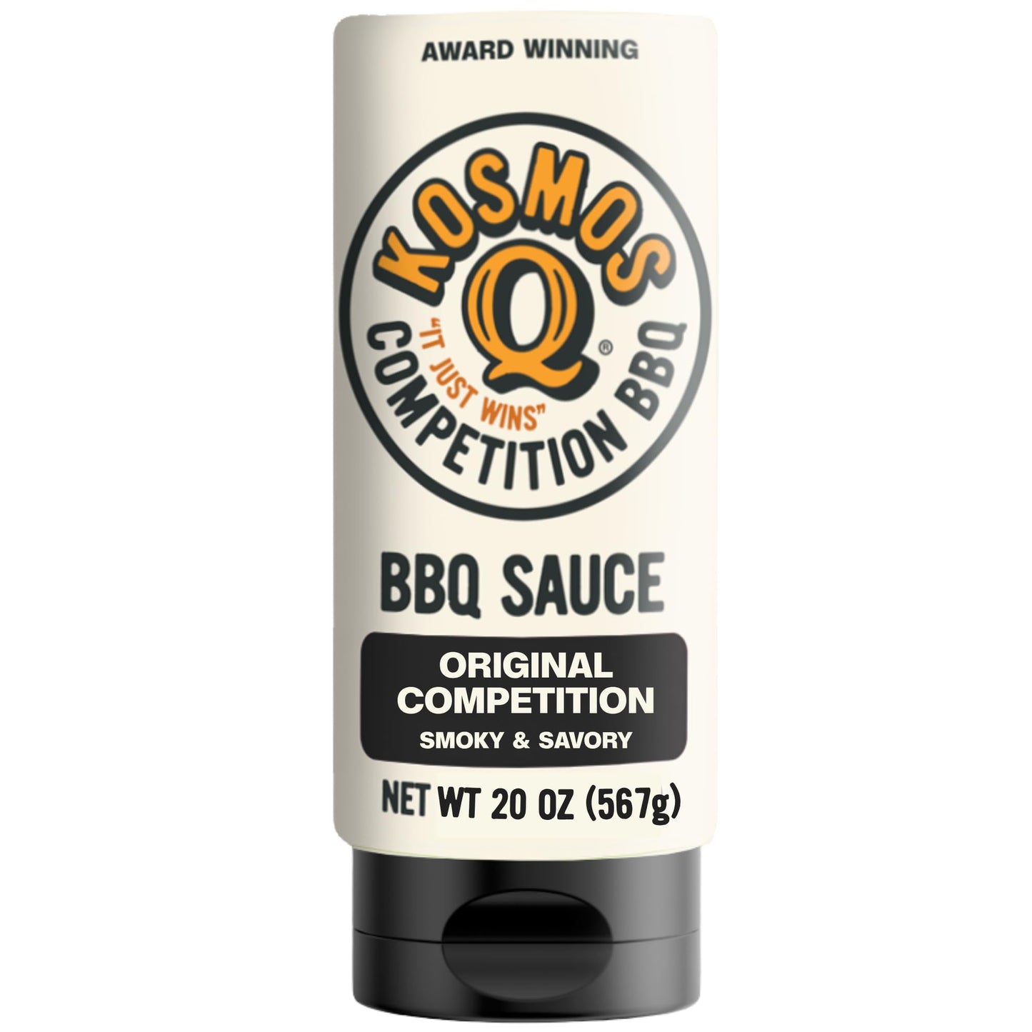 Kosmos Q Original Competition BBQ Sauce, Sweet and Smoky Barbecue Sauce for Ribs, Pulled Pork, Brisket, Chicken, Award-Winning Competition Recipe
