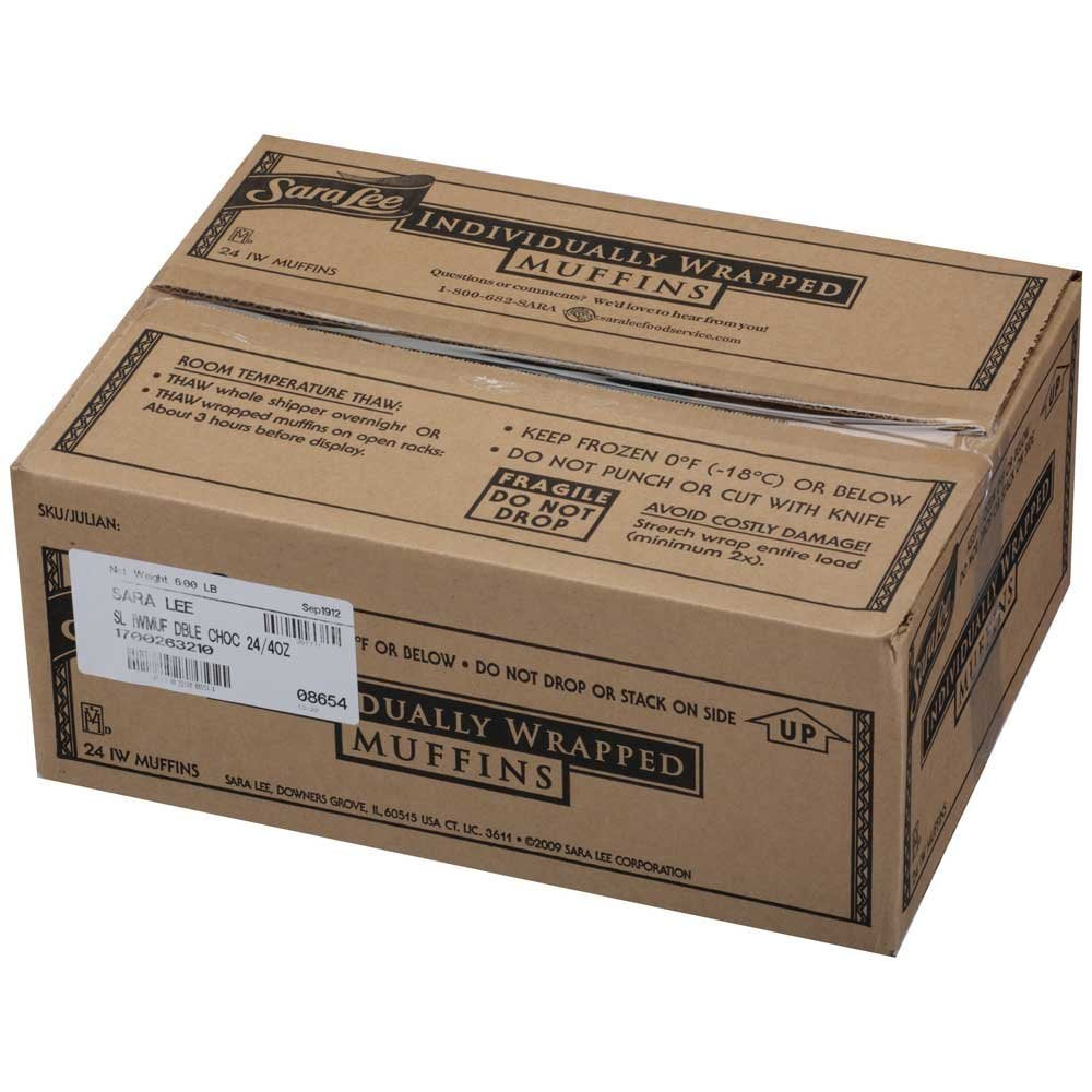 Chef Pierre Double Chocolate Chunk Muffin, 4.75 Ounce -- 24 per case.