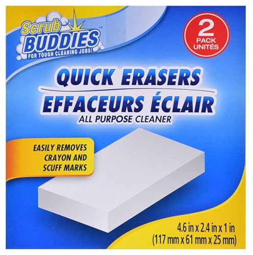 Scrub Buddies Quick Eraser Sponges, 2-ct. Packs