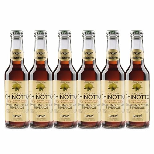 Lurisia - Il Nostro Chinotto - Italian Sparkling Juice Beverage - 9.3 fl oz (6 Glass Bottles)