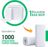 Avalon Towels Bar Towels (Pack of 60) Size 14x17 Inches - 100% Cotton, Absorbent and Reusable Cleaning Rags, Multipurpose Cleaning Towels, Terry Cloth