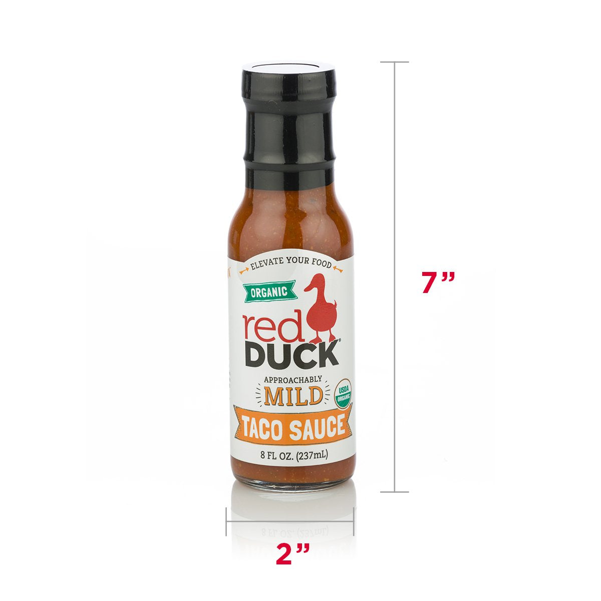 Red Duck Traditional 3-Sauce Sampler Set - Organic Original Ketchup, Smoked Applewood Molasses BBQ Sauce, and Approachably Mild Taco Sauce ("Quite