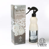 ††† Upscale Perrfume & Oud co. Vanilla Rose Air Freshener - 480ML 16.9FL.OZ of Fabric spray - Natural Aged Oud Scent - Odor Fighting Room Spray - long