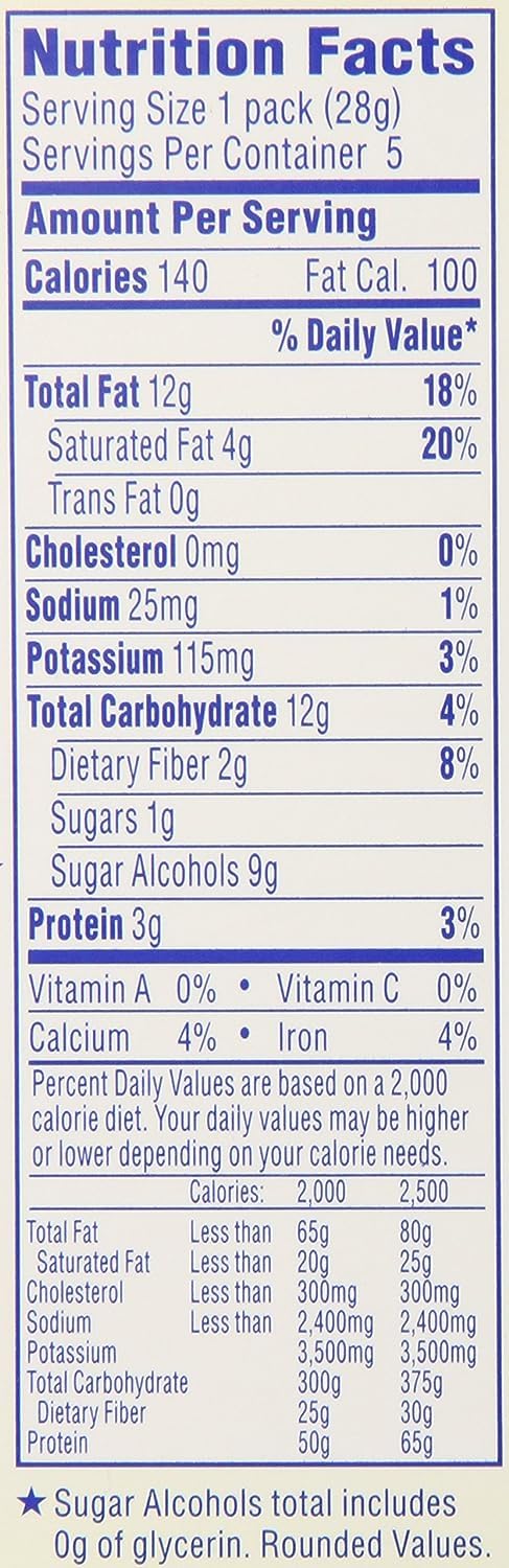 Atkins Endulge Treat Chocolate Covered Almonds. Rich & Crunchy. Keto-Friendly.1 Oz, 5 Count (Pack of 4)