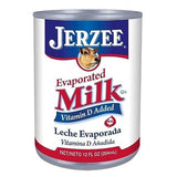Jerzee Evaporated Milk, 12 Fluid Ounce -- 24 per case.