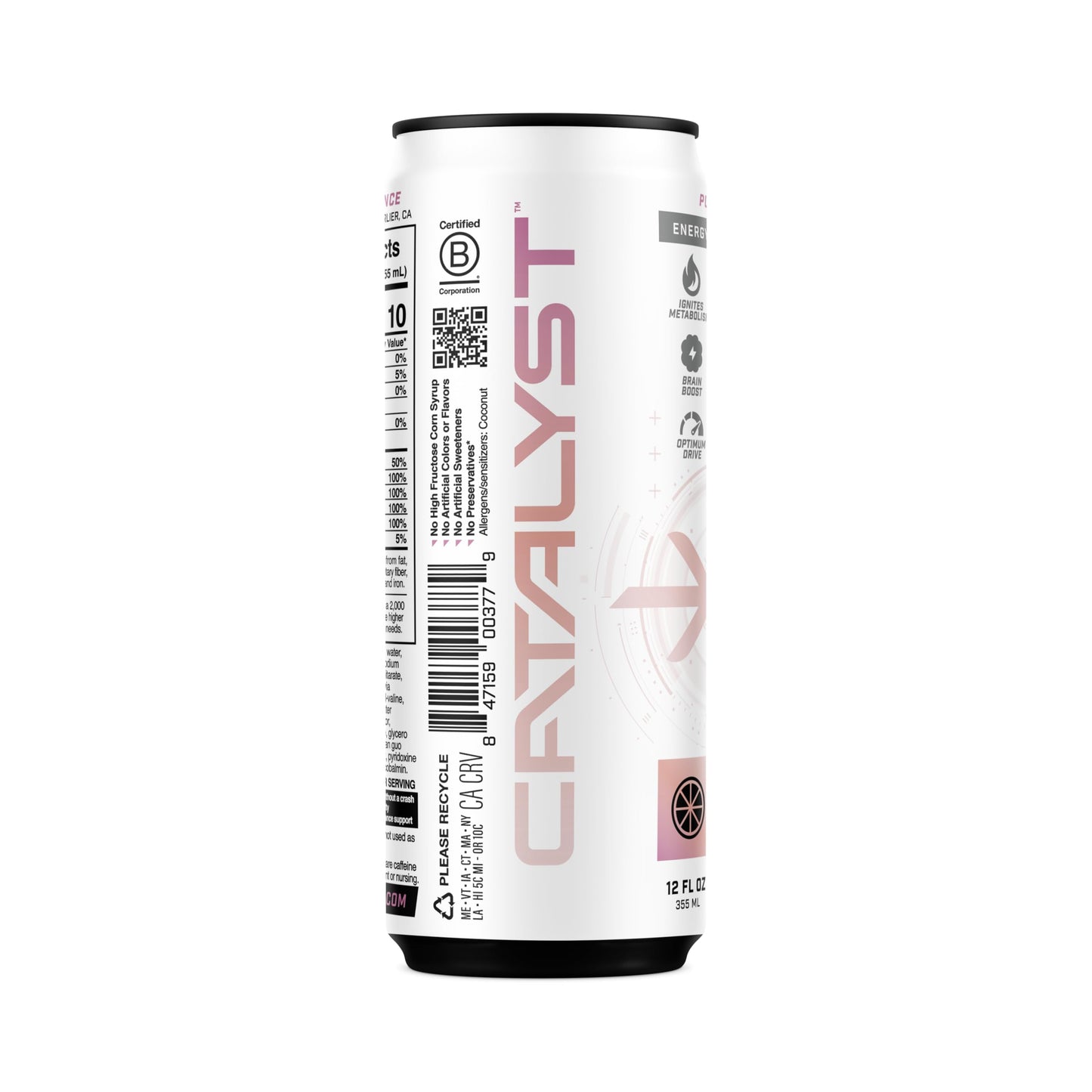 CATALYST | Grapefruit Frost Energy Drink, 12 FL OZ, 12 Pack