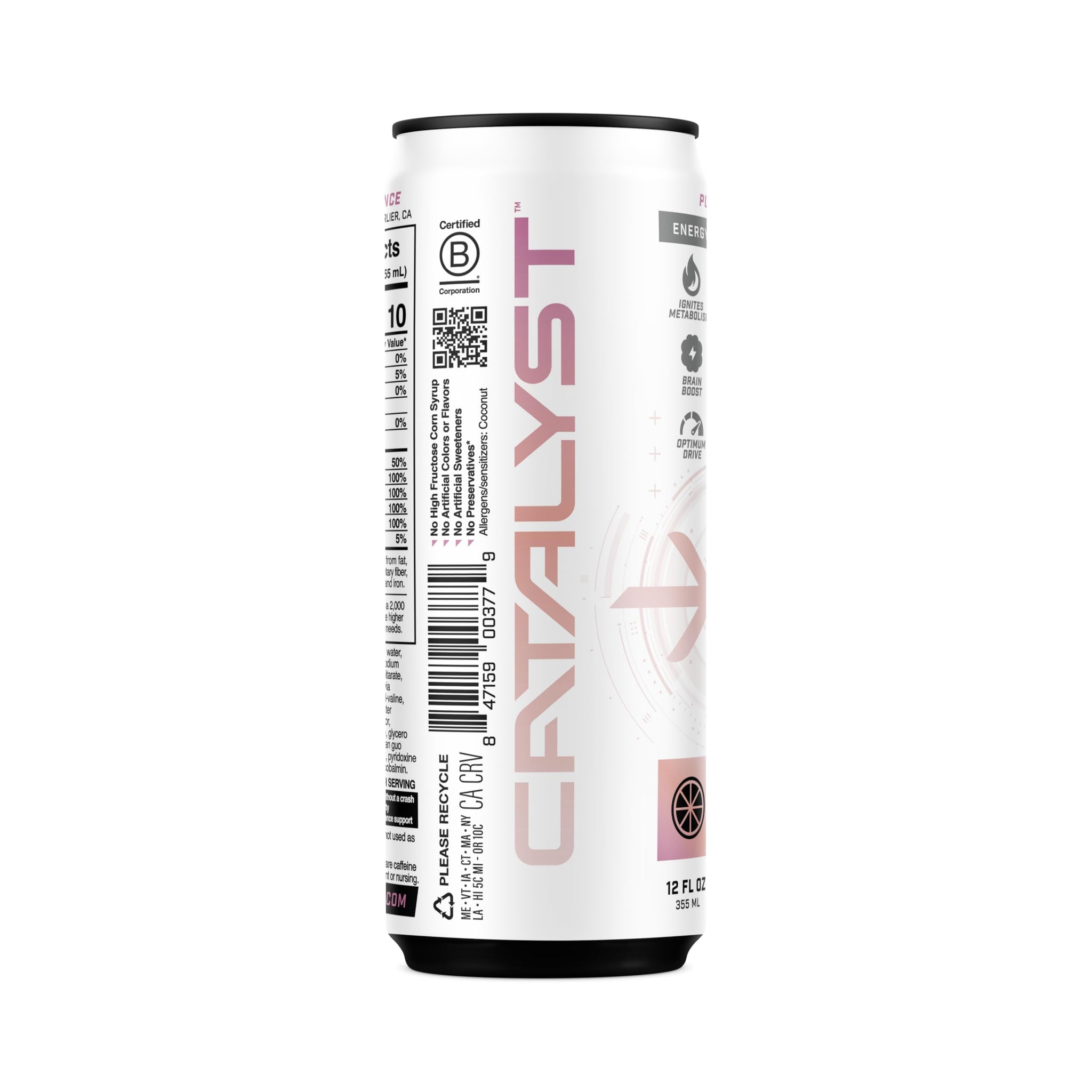 CATALYST | Grapefruit Frost Energy Drink, 12 FL OZ, 12 Pack
