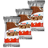 kinder cards chocolate wafers (30 pack of 2)