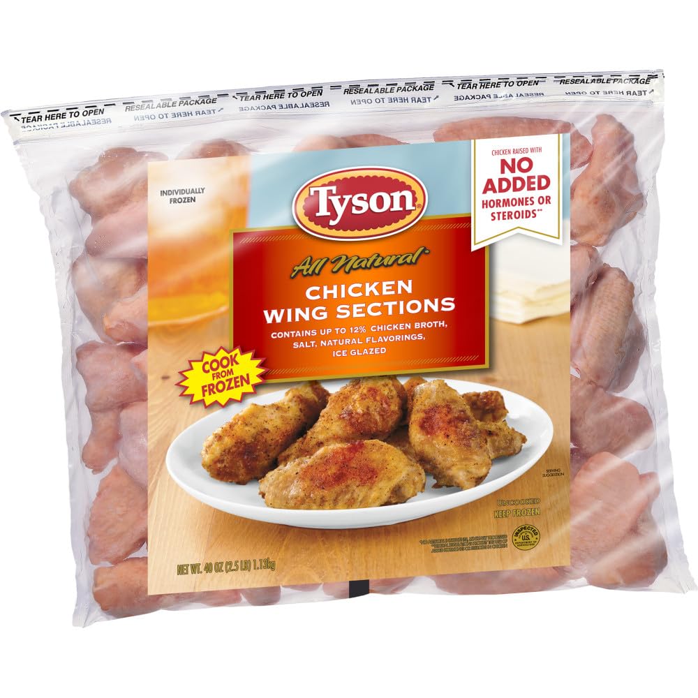 Tyson Chicken Wing Sections, 2.5 Lb. (Frozen)