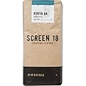 Screen 18 Specialty Grade Premium Kenya AA Ground Coffee, Single Origin, Medium Dark Roast, 1 LB