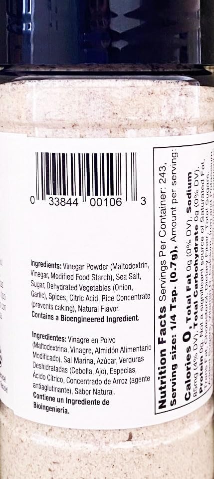 Vinegar & Sea Salt Seasoning - Badia Spices - Pack of 2